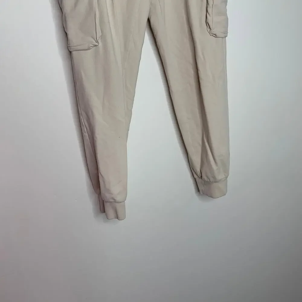 ALO Yoga High Rise Cargo Sweat Pant Cuffed Jogger 7/8 Size XS Womens